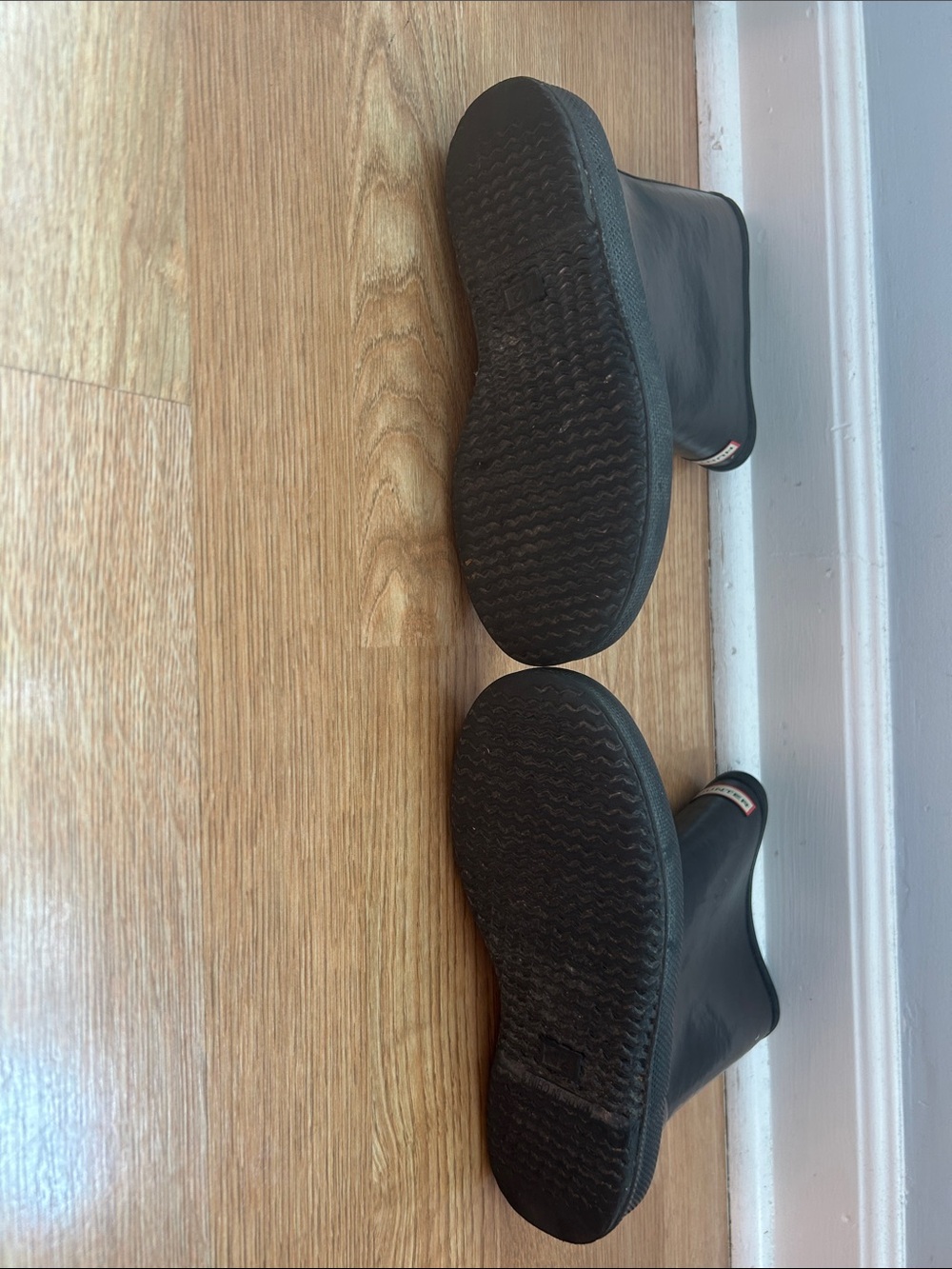 Hunter Kids Black Rain Boots - Picture 4 of 5